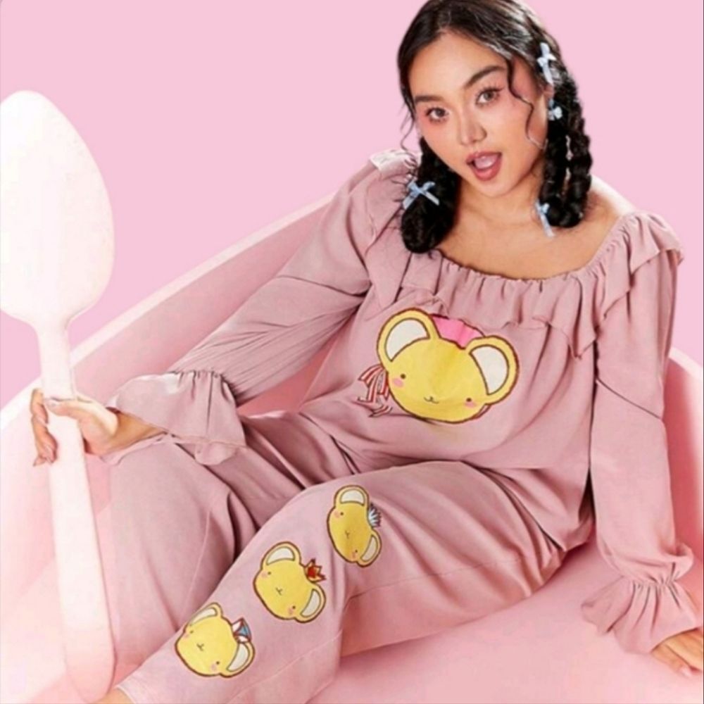 Cardcaptor Sakura Kero Plus Size Pajama Set Size 0X
